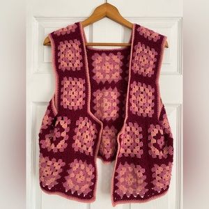 Handmade Granny Square Vest